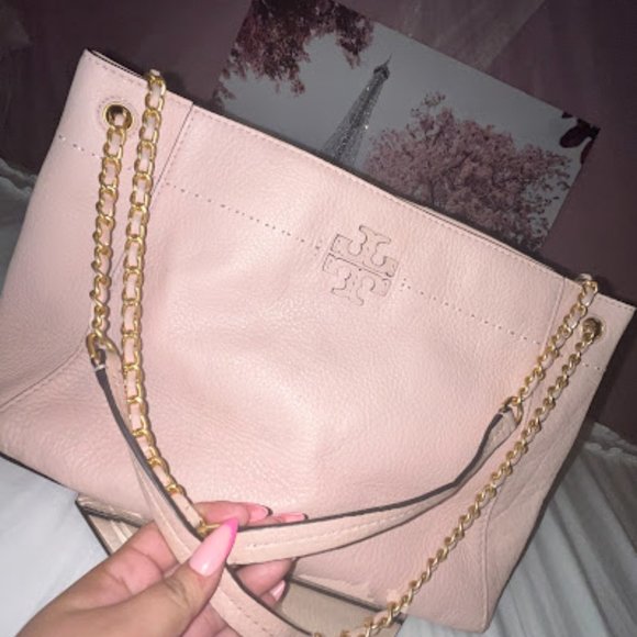 Tory Burch Pretty in Pink Tote Handbag - Picture 2 of 9